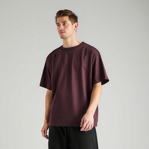 T-shirt pour homme tendance très demandé, couleurs unies, haute qualité, manches courtes, col rond, streetwear décontracté d'été - Product Image 4