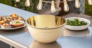 Handmade Brass Mixing Bowl for Kitchen Serving Polished Nut Bowl for Salad <b>Egg</b> Beating Candy Display & <b>Decorative</b> Purpose - Product Image 3