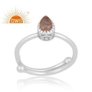 Stylish Design 925 Silver Natural <b>Labradorite</b> Gemstone <b>Ring</b> For Women Custom Design Jewelry For Women Gift For Her - Product Image 1