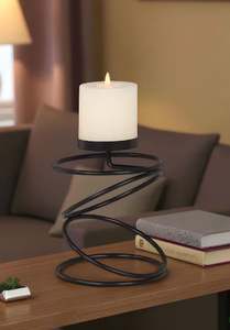 Tall Gold Modern Art Eco-Friendly Iron <b>Tea</b> Light <b>Candle</b> Holder Christmas Home Decor Tabletop Living Room Entryway - Product Image 2