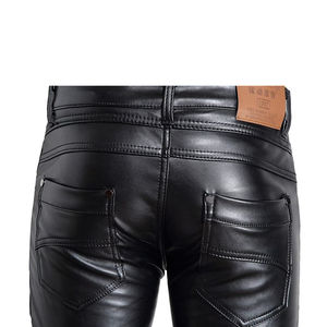 Pantalones ligeros de cuero para hombre al mejor precio, ropa informal, pantalones de cuero para hombre de primera calidad - Product Image 6