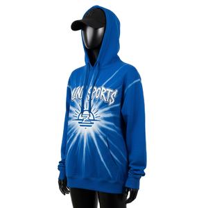 Women Acid Wash Hoodie Premium 320 GSM Cotton Fleece Soft Feel Blue Tone Screen Printed Custom Logo basics Hoodies - Product Image 4