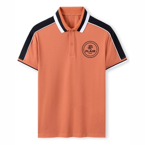 เสื้อยืดโปโลผ้าฝ้าย100% สำหรับผู้ชายขายดีผ้าคอตตอนสำหรับงานตามสั่งสีพื้นสไตล์ลำลองพิมพ์ลายน้ำหนัก180ก. - Product Image 1