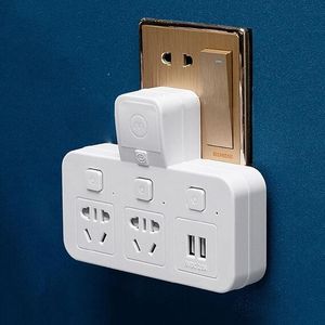 โฮมออฟฟิศมัลติฟังก์ชั่น USB Wireless Converter Plug Card 1 ถึง 3+2 สำหรับการชาร์จอุปกรณ์หลายเครื่อง - Product Image 1