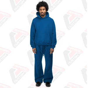 Chándal sólido para hombre, ultra cómodo, transpirable, elegante, conjunto de invierno de 2 piezas - Product Image 1