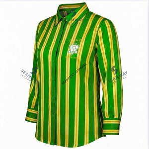 Camisa Formal de la Hermandad Chi Eta Phi, Camisa de Uso Diario, Camisa Tejida para Mujer, Camisa con Cuello, Camisa de Vestir con Botones Delanteros - Product Image 2