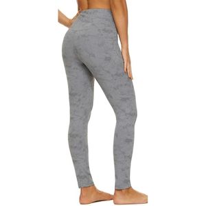 Leggings de yoga pour femmes tendance, taille haute, cordon de serrage, couleur unie, respirant, séchage rapide, léger, en élasthanne/polyester - Product Image 2