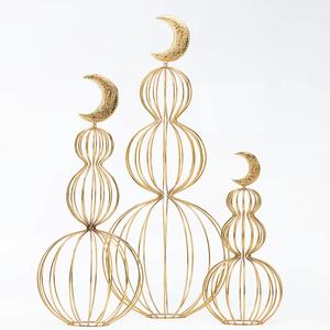 Pieza Decorativa Árabe Moderna con Intrincado Patrón Islámico y Construcción Metálica Refinada - Product Image 1