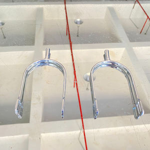 Western Horse Spurs Espuelas de caballo inglés de acero inoxidable con goma suave para botas de montar Spurs Productos para caballos - Product Image 4