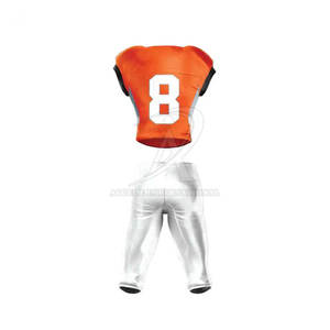 Uniforme de Fútbol Americano Personalizado al por Mayor para Equipos Juveniles, Uniforme de Fútbol Americano Sublimado en Blanco para Práctica - Product Image 2