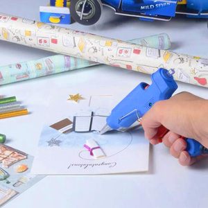 Pistola de pegamento de fusión en caliente profesional de 20W con 30 barras de 18cm Pistolas de pegamento de fusión en caliente ecológicas inodoras de alta viscosidad - Product Image 3