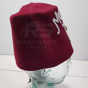 หมวกเฟซแบบดั้งเดิมของสมาคมฟรีเมสัน (OEM) หมวกเฟซของสมาคมฟรีเมสัน (Shriner) หมวกเฟซแบบดั้งเดิมของสมาคมฟรีเมสัน (Freemason) หมวกเฟซแบบสั่งทำพิเศษของสมาคมฟรีเมสัน (Custom Masonic Design) หมวกเฟซปักลายของสมาคมฟรีเมสัน (Embroidered Masonic Fez Hat) - Product Image 5