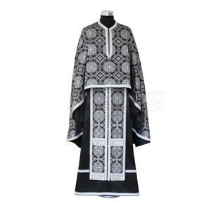 2024 vestimenta bordada mejor calidad tela sacerdote vestimentas bordadas - Product Image 1