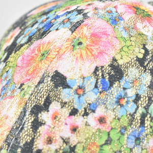 Gorra de béisbol unisex, gorra de camionero con estampado de flores, tela de malla ajustable Strapback, colores personalizables y logotipo - Product Image 3