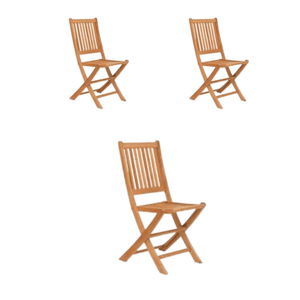 เก้าอี้ไม้แข็งพับได้สำหรับห้องรับประทานอาหารกลางแจ้งเฟอร์นิเจอร์ภายในบ้าน - Product Image 6