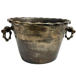 Seau à bière et à glace en fonte d'aluminium à la mode avec finition plaquée or pour barres et fûts seau à glace - Product Image 6