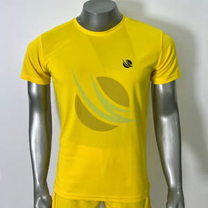 Ensembles deux pièces pour hommes, été, respirants, décontractés, séchage rapide, vêtements de sport, t-shirt à manches courtes, shorts de sport, impression par sublimation - Product Image 4