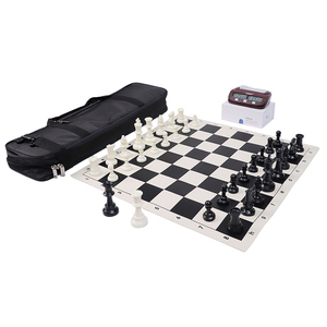LEAP High-Quty Portable <strong>Chess</strong> <strong>Game</strong> Set Wholesale Tournament Chessboard with <strong>Clock</strong> Tokens and Bag for <strong>Chess</strong> Lovers - Product Image 1