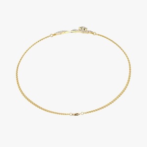 Pulsera de Diamantes Cultivados en Laboratorio en Oro Amarillo Platino Personalizada, Joyería Fina de Moissanita para Mujer, Pulseras con Dijes de Moda Fabricadas - Product Image 2