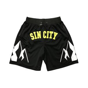 Shorts de sport pour hommes personnalisés 2024, écologiques, à séchage rapide, imperméables, respirants, en maille solide, pour le basketball - Product Image 1