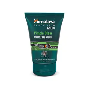 Alta qualidade Pure herbal Men espinha clara neem rosto lavar 100 ml produtos de cuidados da pele da Índia