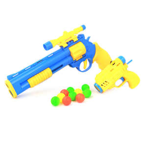 ชุดของเล่นปืนยิงเร็ว Chase Value Super Gun สีฟ้า ทำจากพลาสติก สำหรับเด็กอายุ 3 ปีขึ้นไป - Product Image 1