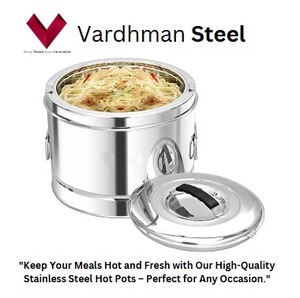 Offre incroyable sur 100% de qualité authentique 20LTR en acier inoxydable marmite grande marmite en métal chauffe-aliments casserole de haute qualité - Product Image 2