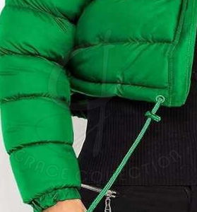 New Design Hot Selling Breathable <b>Women</b> <b>Jackets</b> for Custom Color <b>Crop</b> Top <b>Puffer</b> <b>Jacket's</b> With Long Sleeve's - Product Image 5