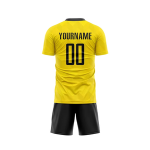 Maillot et short de football de haute qualité par sublimation 2025 uniforme de football de nom d'équipe personnalisé pour le service sportif OEM - Product Image 2
