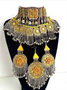 Haute qualité fait à la main personnalisé belle conception afghane Vintage bijoux pour adultes prix de gros afghan bijoux ensembles femmes - Product Image 3