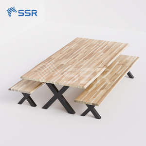 SSR Vina-โต๊ะรับประทานอาหารไม้อะคาเซียนิ้วร่วมโต๊ะรับประทานอาหารขอบสดสำหรับผู้นำเข้า/ผู้จัดจำหน่าย/ผู้ค้าปลีก - Product Image 4