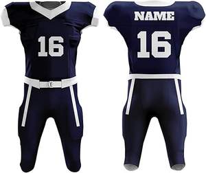 Uniforme de fútbol americano personalizado 2025 Conjunto completo de Jersey y pantalones de sublimación para equipos Clubes OEM y marcas deportivas - Product Image 2