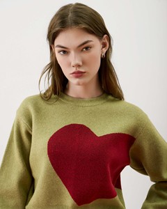 Women's Casual Regular Fit Breathable Anti-Pilling <b>Acrylic</b> Long-Sleeved Sweater with Woven <b>Fabric</b> by Routine Vietnam - Product Image 5