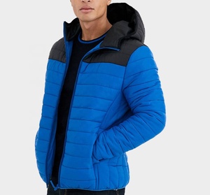 OEM Wholesale Customized Logo 100% Polyester Winter <b>Jacket</b> Premium Quality New Fashion Stand Collar and Hooded Puffer For Men - Product Image 6