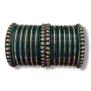 Parures de bijoux Churiya personnalisées simples ou élégantes, nouvelles tendances, bracelets en verre faits à la main pour femmes - Product Image 1