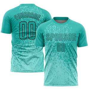 Ropa de fútbol transpirable de secado rápido de alta calidad OEM-camisetas de fútbol sublimadas personalizadas con impresión de logotipo UNIFORMES DE EQUIPO al por mayor - Product Image 3