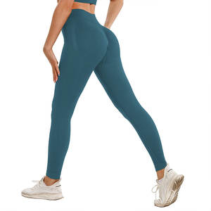 Service OEM Ensemble de soutien-gorge de sport sans manches et legging pour femmes, personnalisé, taille plus, 2 pièces, vêtements de yoga écologiques - Product Image 4