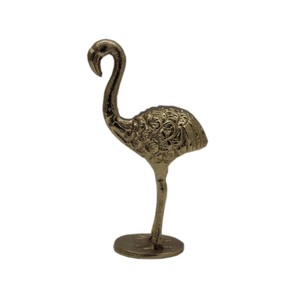 Sculptures d'oiseaux de grue en aluminium de conception moderne Figurines abstraites finition antique pour la maison Sculpture de bureau de salon - Product Image 4