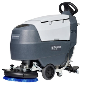 SC401 17B and 17BD, Walk-Behind Floor <b>Scrubber</b>, 17", 8 Gallon, Battery, Pad Assists or Self Propel, Disk, 3 Year Warranty - Product Image 2