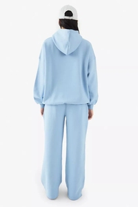 ชุดวอร์มสำหรับผู้หญิงผ้าคอตตอน100% ชุดวอร์มมีฮู้ดโอเวอร์ไซส์ทรงโอเวอร์ไซส์ทันสมัย - Product Image 2