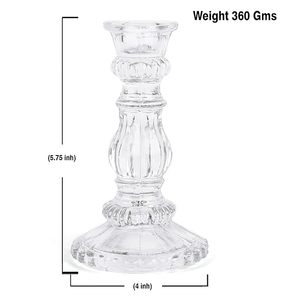 European Luxury <b>Dinner</b> Wedding Decorations Crystal Table Candlestick Glass <b>Candle</b> Holder for Home and Christmas Decorations - Product Image 4