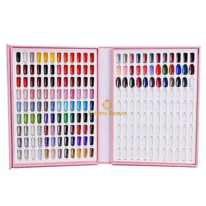 Tabla de colores de uñas 216, muestra de esmalte de Gel, libro con puntas de Uñas postizas, tabla de colores de salón, muestras, tablero de tarjetas de práctica DIY - Product Image 4