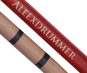 Solobeat DRUMSTICK 5A CUSTOM HALF COLOR ACRAZZ ZAPOTA PUNTA OVALADA (DIÁMETRO 1,44 CM ALTURA 40,64 CM) - Product Image 4