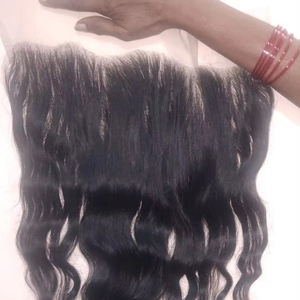 Gros cheveux de temple indien naturel noir vague de corps doux soyeux vierge cuticule brut non transformé tressage cheveux en vrac paquet - Product Image 1