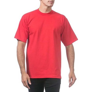 <b>Red</b> Color <b>Men's</b> High Street Style Cotton Bamboo Fiber Knitted Breathable Short Sleeve Crewneck Premium Quality T <b>Shirts</b> - Product Image 5