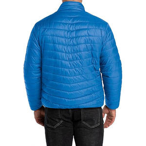 Veste matelassée pour homme en duvet d'oie de haute qualité, brillante et à bulles - Product Image 4