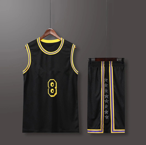 Kit de sport pour hommes American JAMES Fans Basketball Jerseys Bsci Summer Men and kids game team uniforme training Vest and shorts - Product Image 3