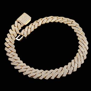 Collar Hip Hop de 5 mm, Regalo de Navidad, Joyería de Moissanita con Incrustaciones de Diamantes, Oro de Lujo, Corte Brillante, Certificado IGI, Diamante VVS - Product Image 4