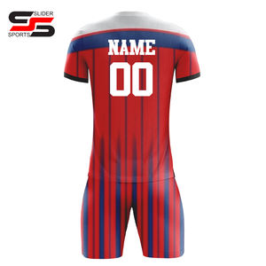 Camisetas de fútbol de poliéster 100% personalizadas Ropa de fútbol transpirable Adultos Impresión digital Nombre personalizado Logotipo Servicio OEM Nuevo - Product Image 4