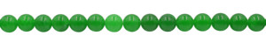Cuentas de Jade Verde Natural de 10 a 12 mm, Forma Redonda Lisa, Hilo de Piedras Preciosas de 13 Pulgadas para la Fabricación de Joyas - Product Image 5